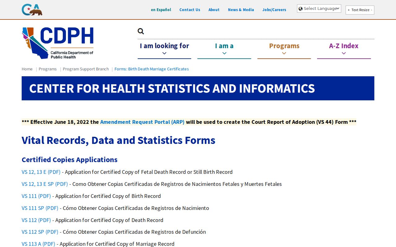 Rancho Santa Margarita residents directory California vital record forms